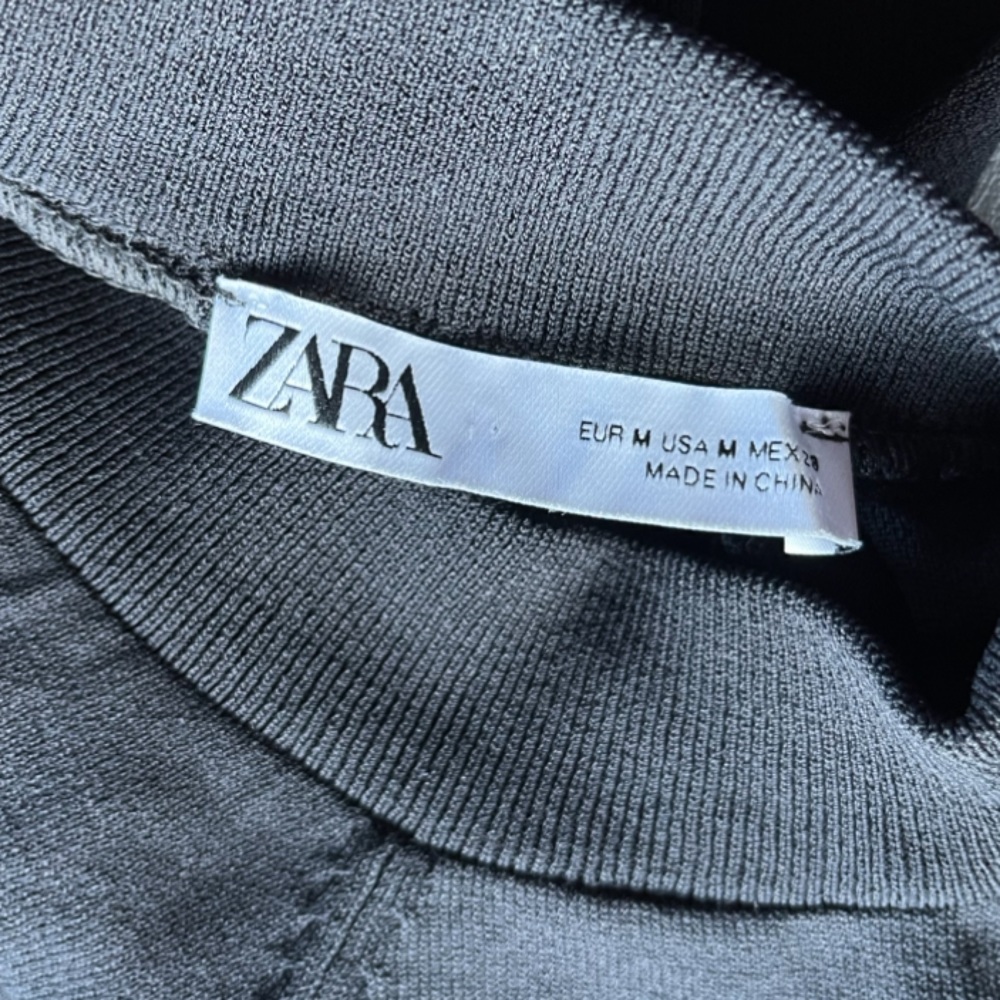 Zara Fitted Knit Dress - Picture 9 of 10